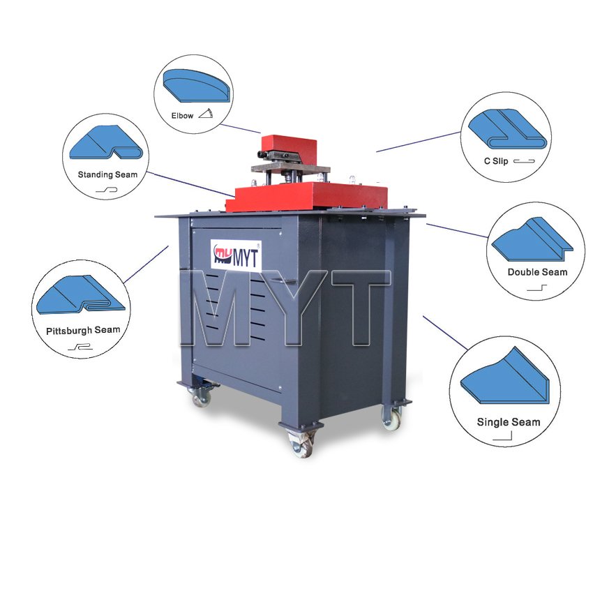 Square Duct Making Machine Auto Duct Line Pittsburgh Lock Forming Machine for Air Duct Making